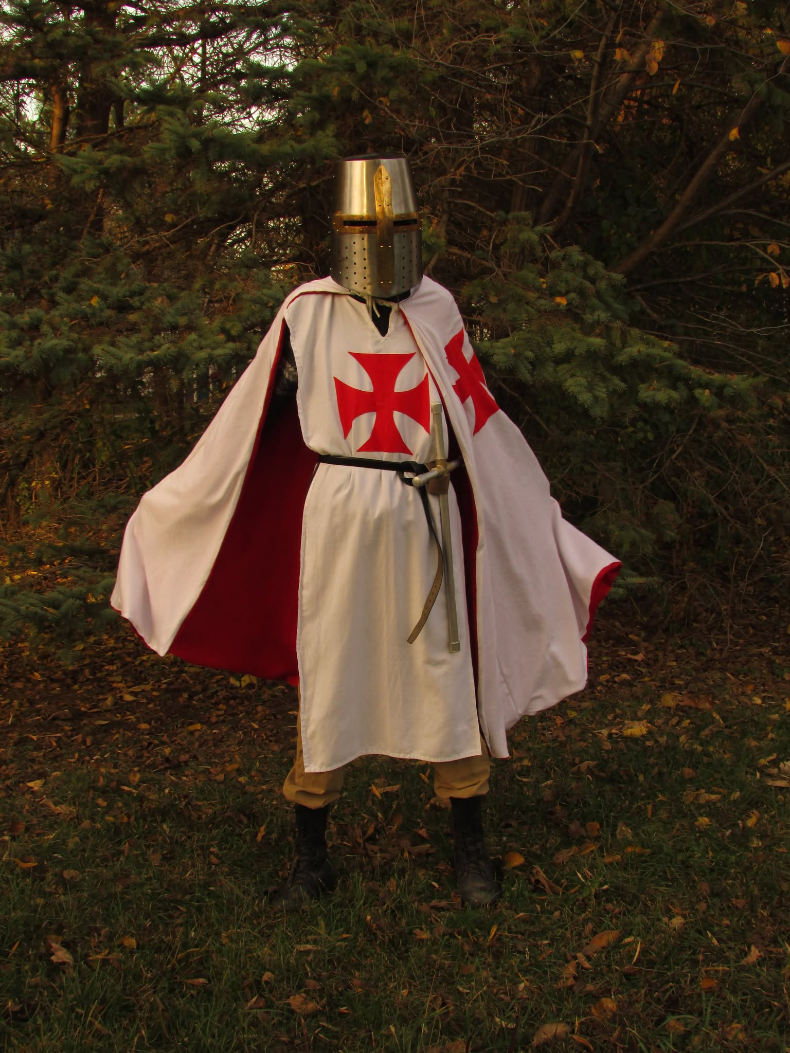 Templar knight costume