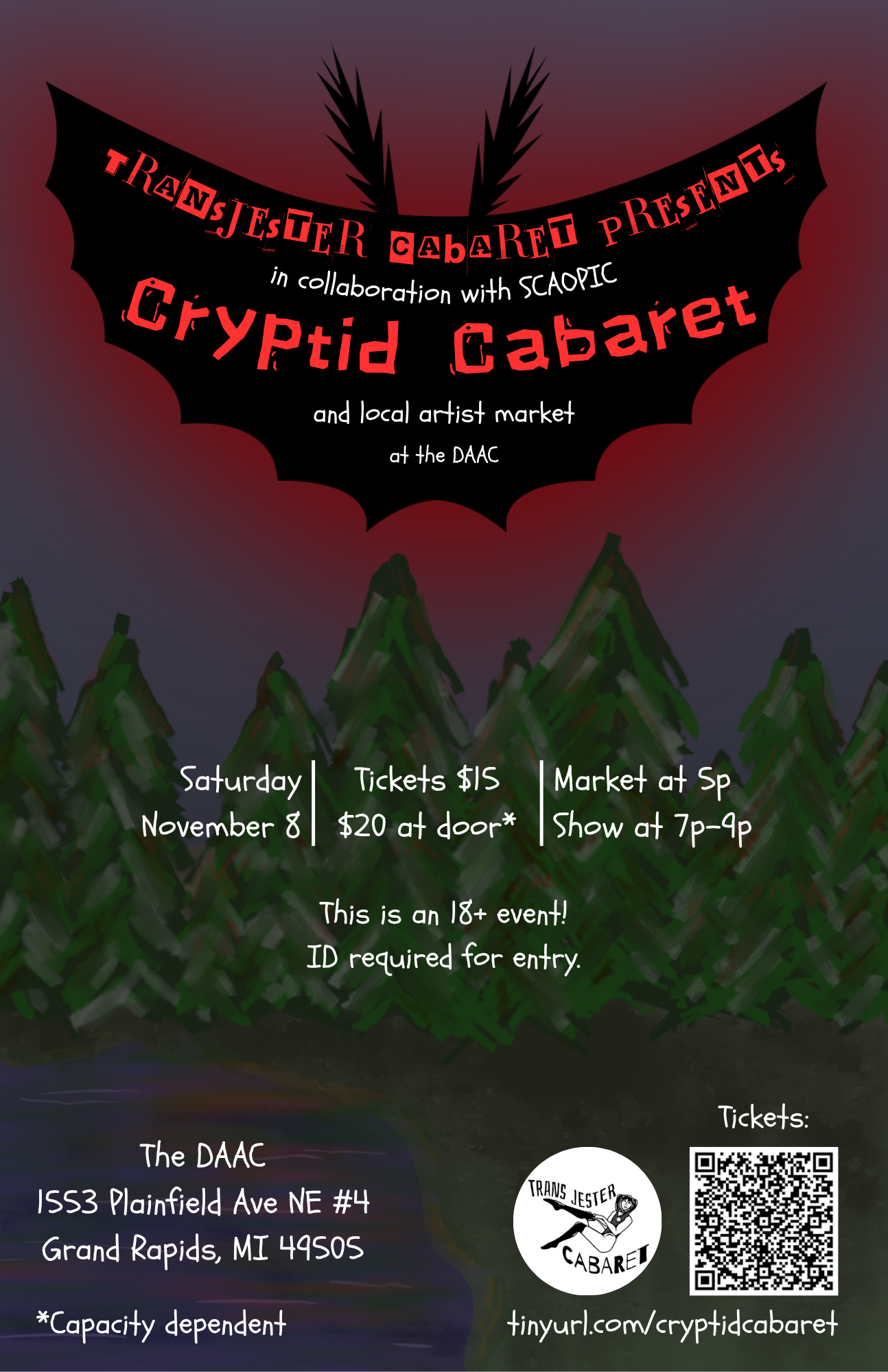cryptid cabaret poster