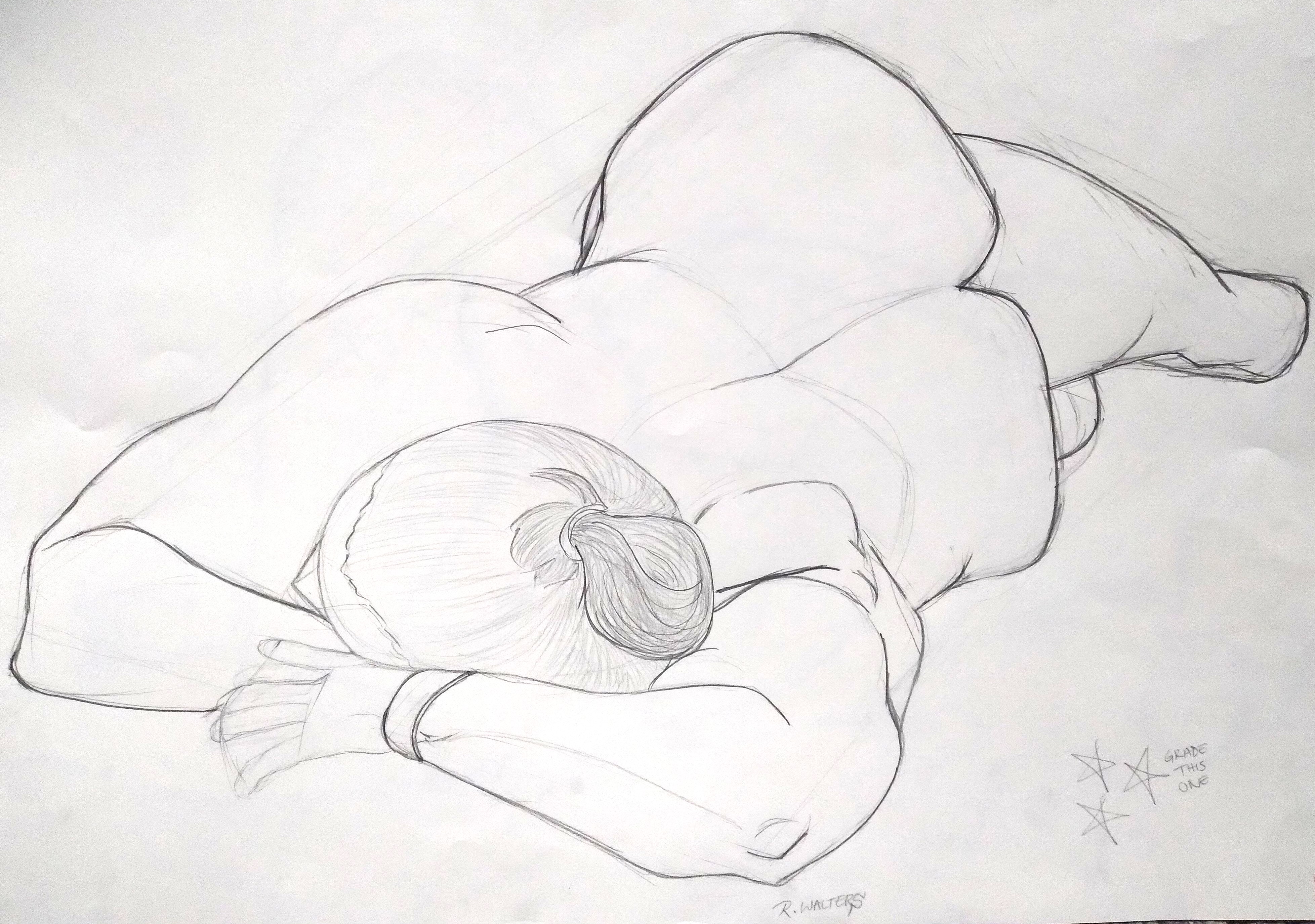 graphite figure study