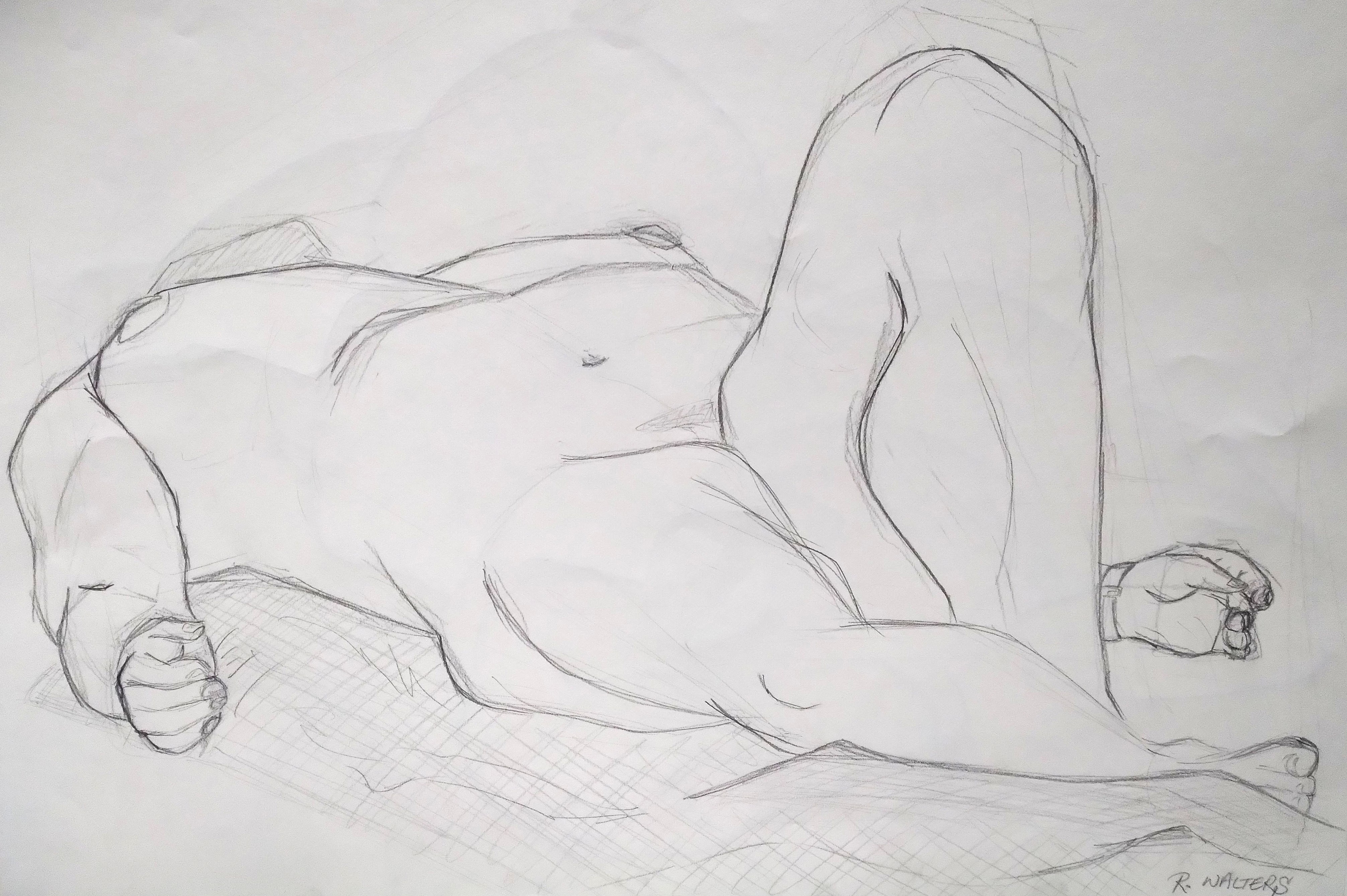 graphite figure study